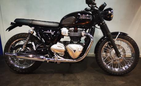 Une BONNEVILLE T100 qui change de l'ordianaire!